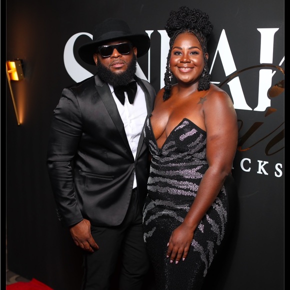 Fashion Nova Embellished Gown - Picture 2 of 8